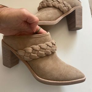 Dolce vita suede mules size 6